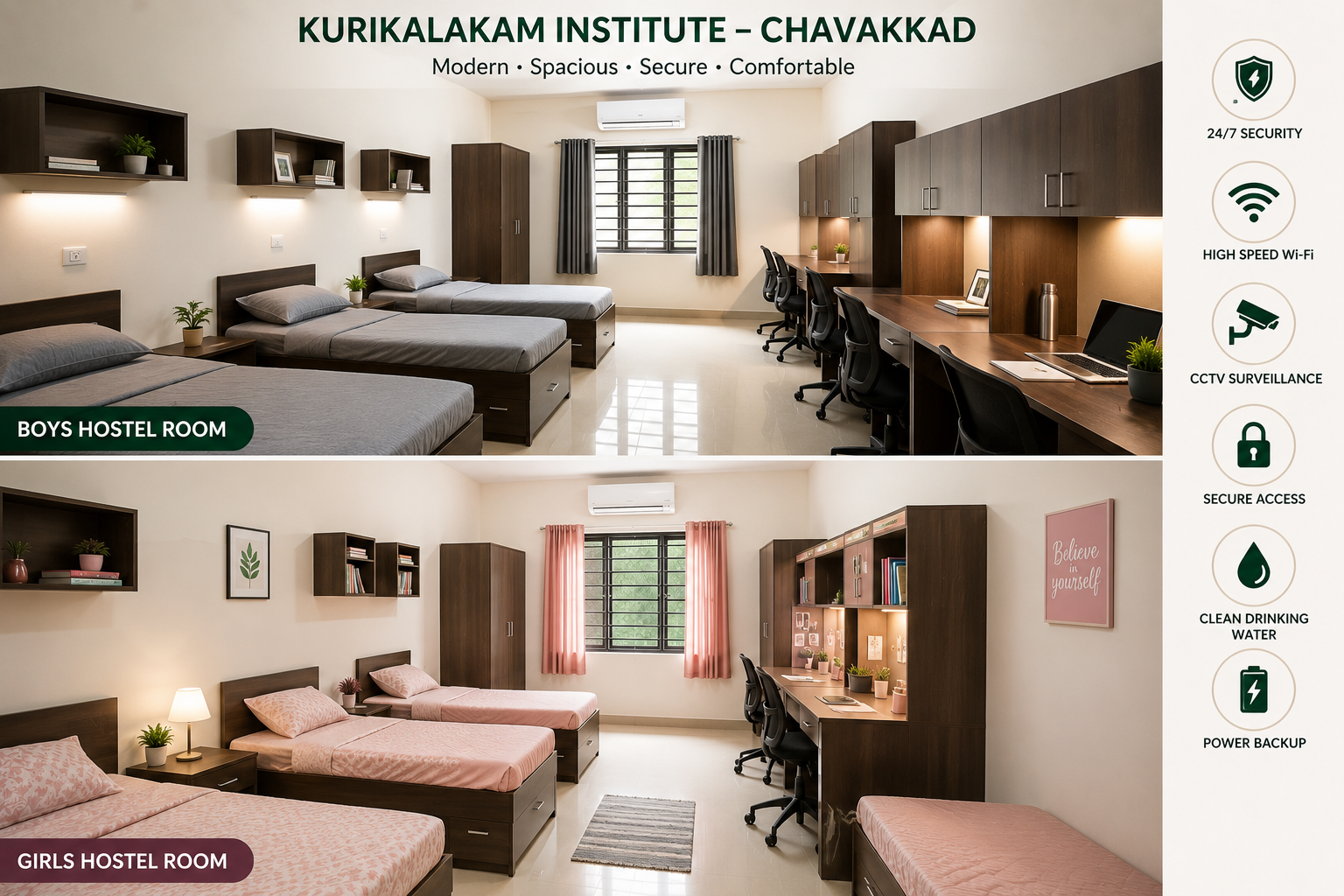 Boys and Girls Hostel Accommodation Facility